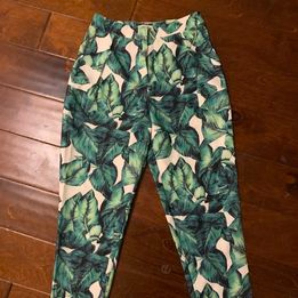 floral patterned pants